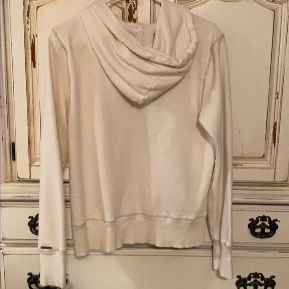 AEROPOSTAL CREAM 1/4 BUTTON UP HH5 - Picture 3 of 4